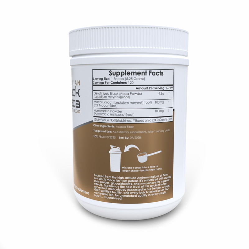 Peruvian Black Maca Enhanced Powder Blend - Image 4