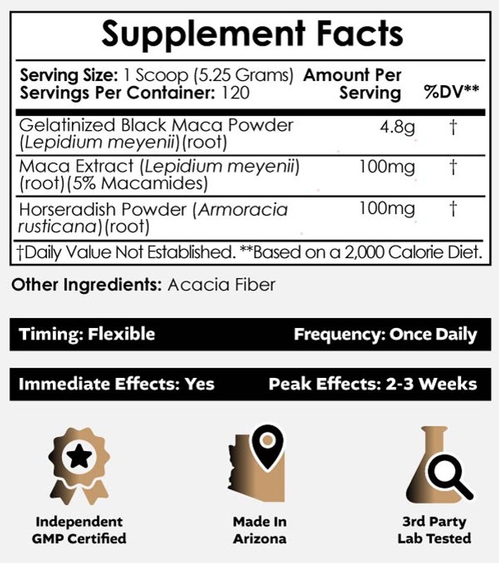 Peruvian Black Maca Enhanced Powder Blend - Image 5