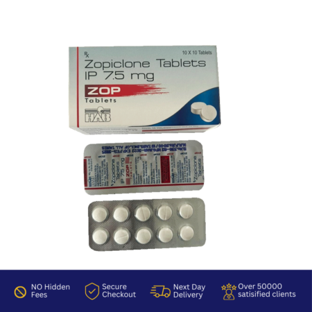 Zopiclone Tablets White.